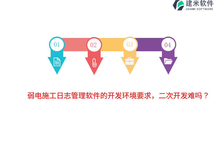 弱电施工日志管理软件的开发环境要求，二次开发难吗？