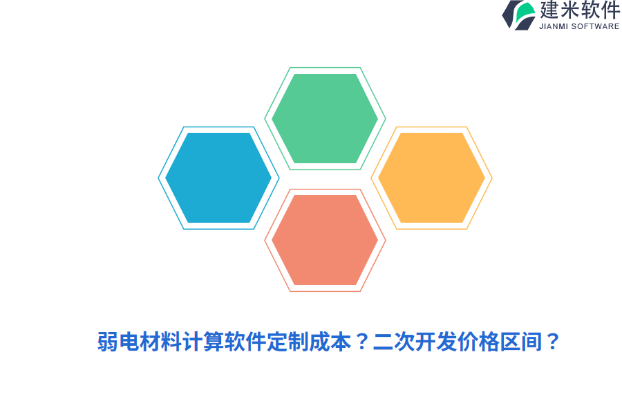 弱电材料计算软件定制成本？二次开发价格区间？