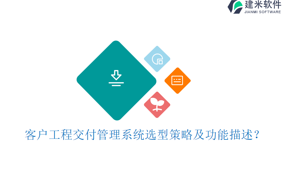 客户工程交付管理系统选型策略及功能描述？