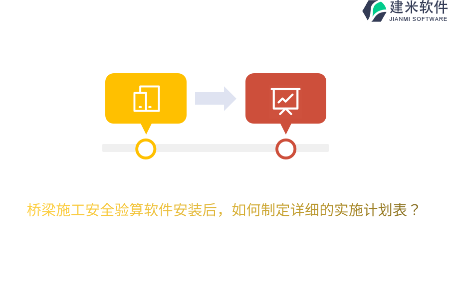 桥梁施工安全验算软件安装后，如何制定详细的实施计划表？