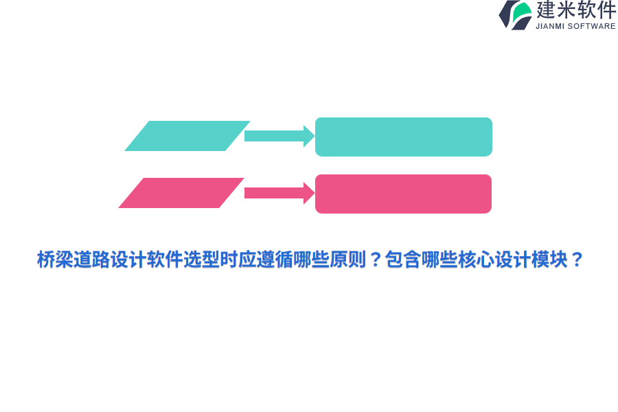 桥梁道路设计软件选型时应遵循哪些原则？包含哪些核心设计模块？