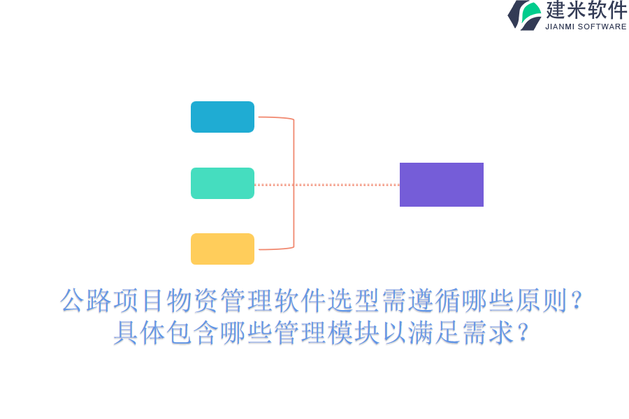公路项目物资管理软件选型需遵循哪些原则？具体包含哪些管理模块以满足需求？