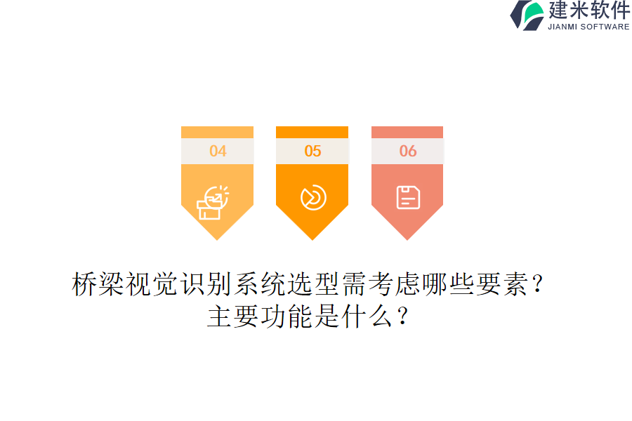 桥梁视觉识别系统选型需考虑哪些要素？主要功能是什么？