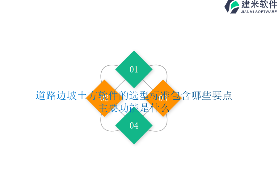 道路边坡土方软件的选型标准包含哪些要点？主要功能是什么？