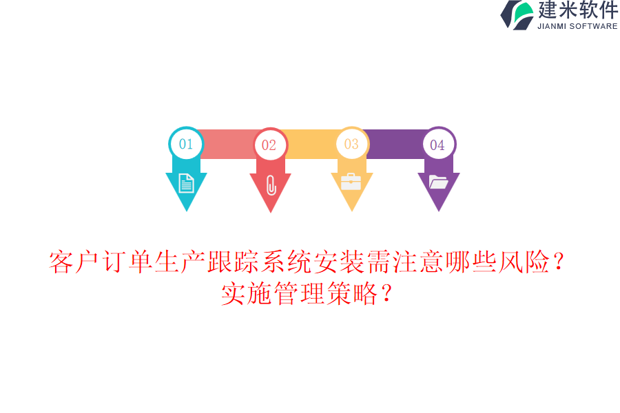 客户订单生产跟踪系统安装需注意哪些风险？实施管理策略？