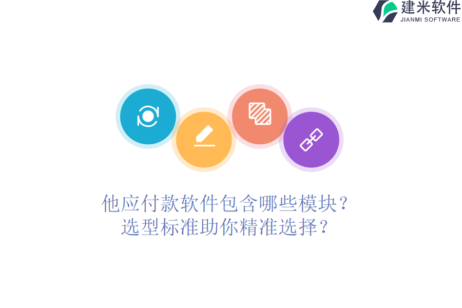 他应付款软件包含哪些模块?选型标准助你精准选择?