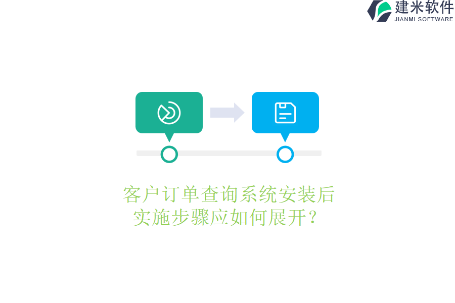 客户订单查询系统安装后，实施步骤应如何展开？