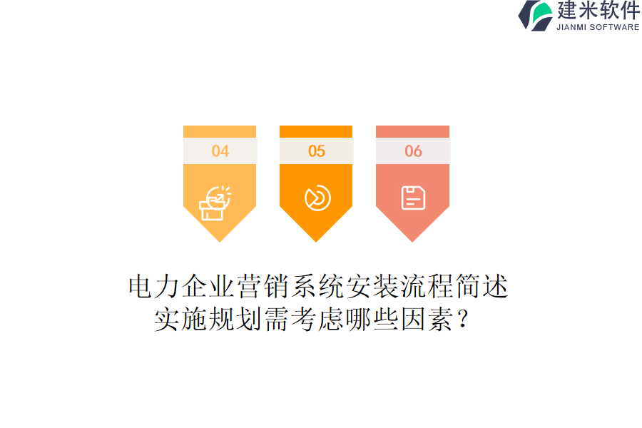 电力企业营销系统安装流程简述,实施规划需考虑哪些因素?
