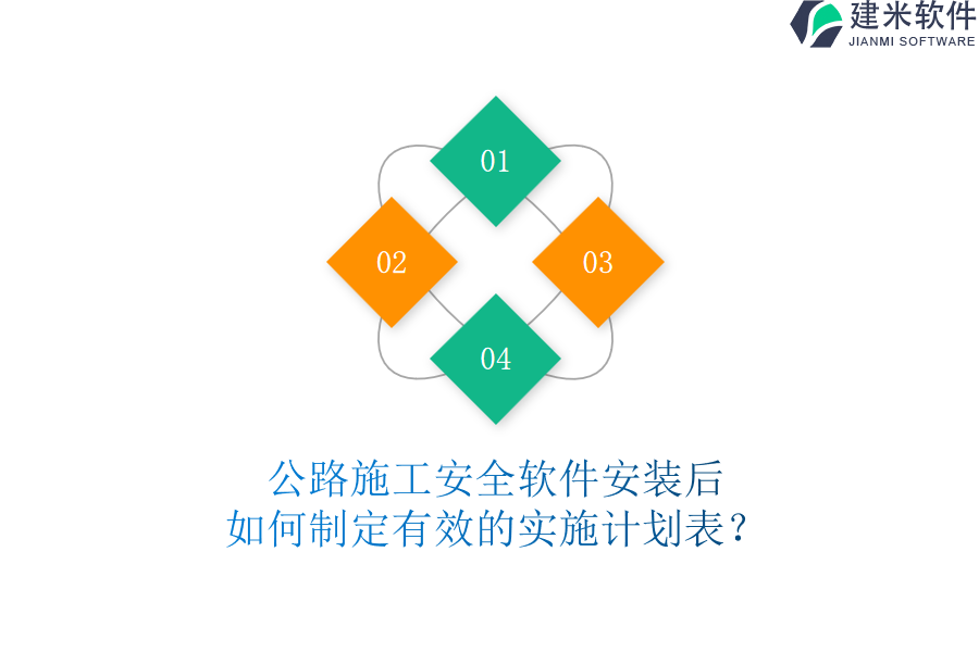 公路施工安全软件安装后，如何制定有效的实施计划表？