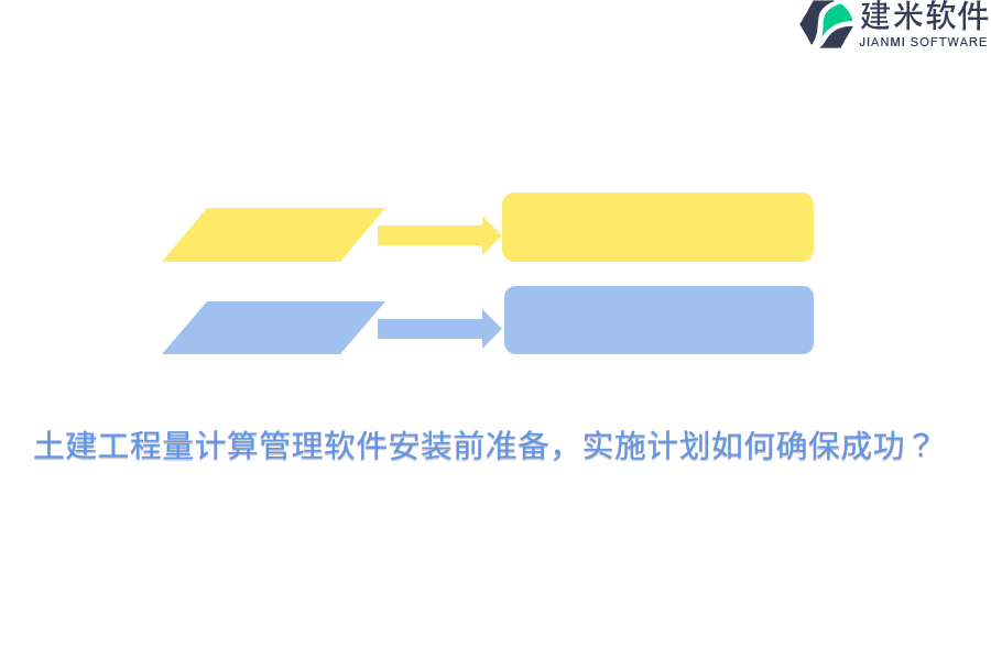 土建工程量计算管理软件安装前准备，实施计划如何确保成功？
