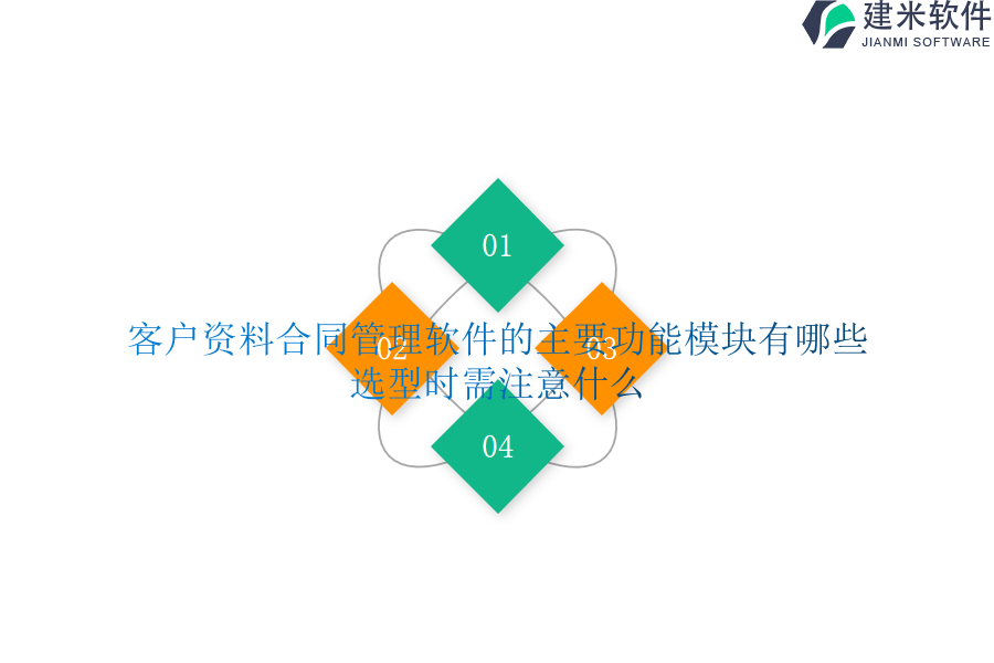 客户资料合同管理软件的主要功能模块有哪些？选型时需注意什么？
