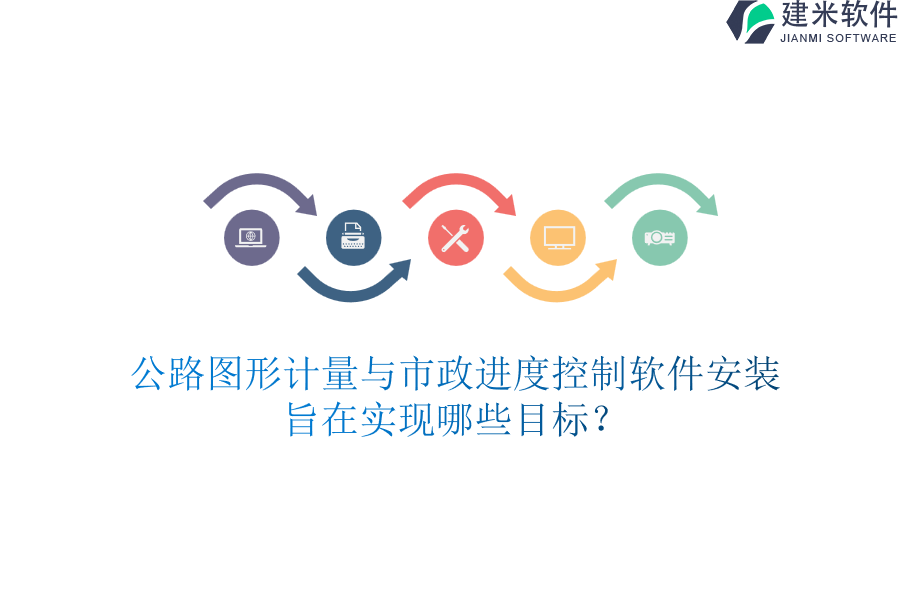 公路图形计量与市政进度控制软件安装，旨在实现哪些目标？