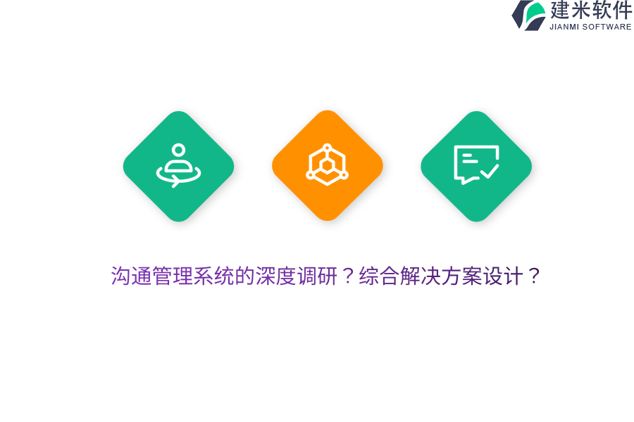 沟通管理系统的深度调研？综合解决方案设计？
