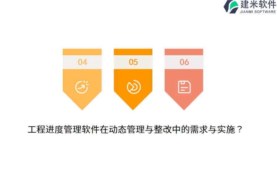 工程进度管理软件在动态管理与整改中的需求与实施？
