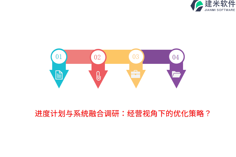 进度计划与系统融合调研：经营视角下的优化策略？