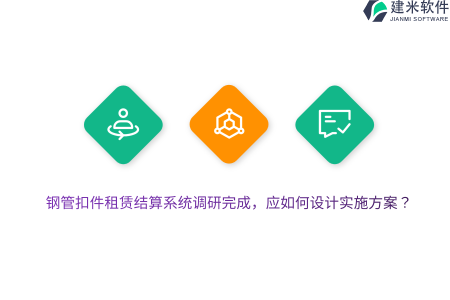 钢管扣件租赁结算系统调研完成，应如何设计实施方案？