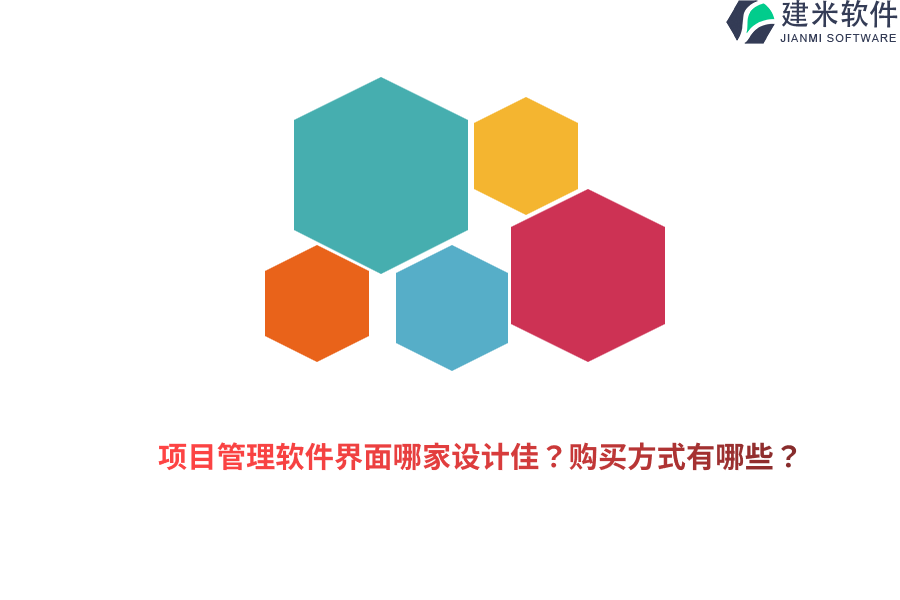 项目管理软件界面哪家设计佳？购买方式有哪些？