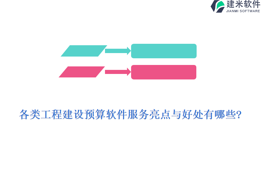 各类工程建设预算软件服务亮点与好处有哪些?