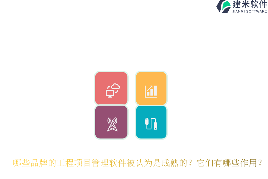 哪些品牌的工程项目管理软件被认为是成熟的？它们有哪些作用？
