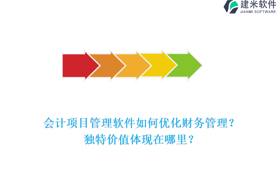 会计项目管理软件如何优化财务管理？独特价值体现在哪里？