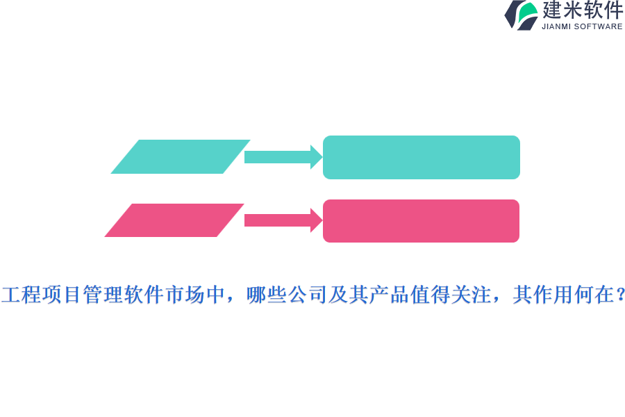 工程项目管理软件市场中，哪些公司及其产品值得关注，其作用何在？