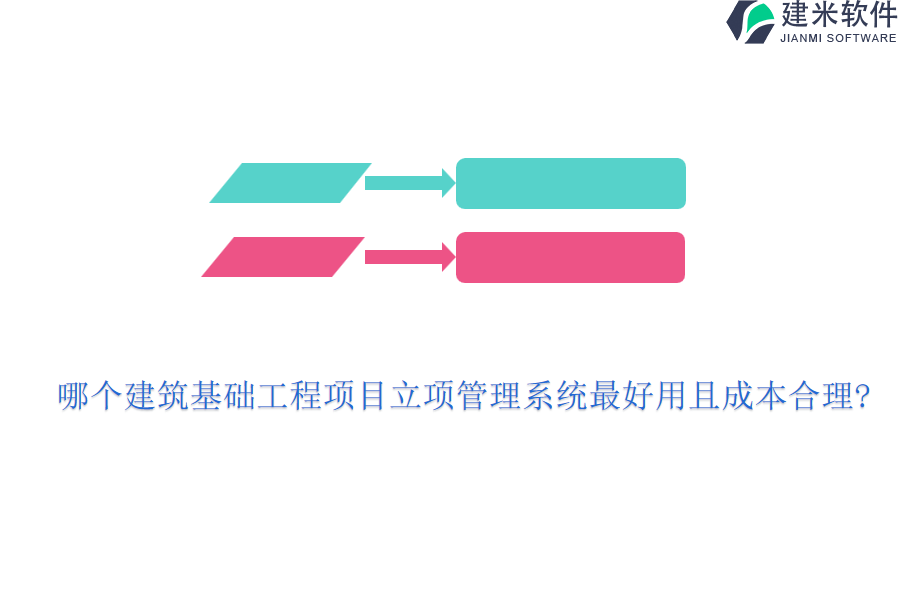 哪个建筑基础工程项目立项管理系统最好用且成本合理?