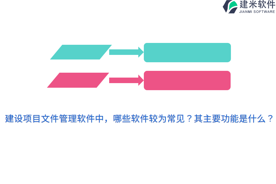 建设项目文件管理软件中，哪些软件较为常见？其主要功能是什么？