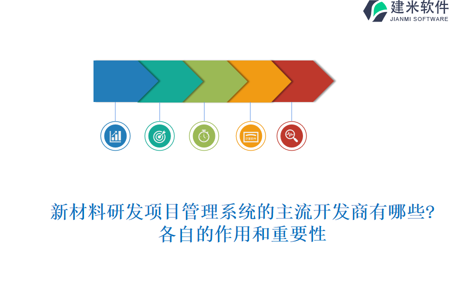 新材料研发项目管理系统的主流开发商有哪些?各自的作用和重要性