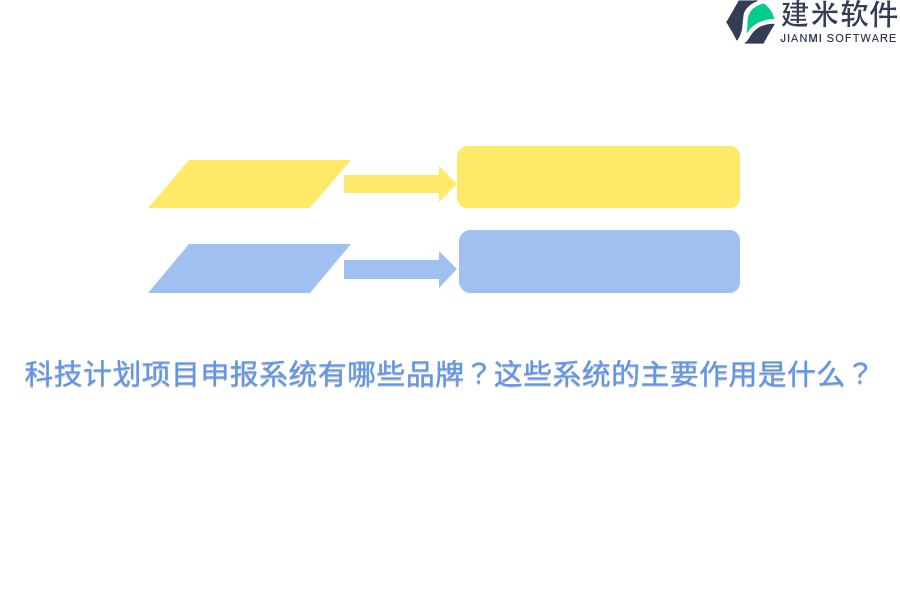 科技计划项目申报系统有哪些品牌？这些系统的主要作用是什么？