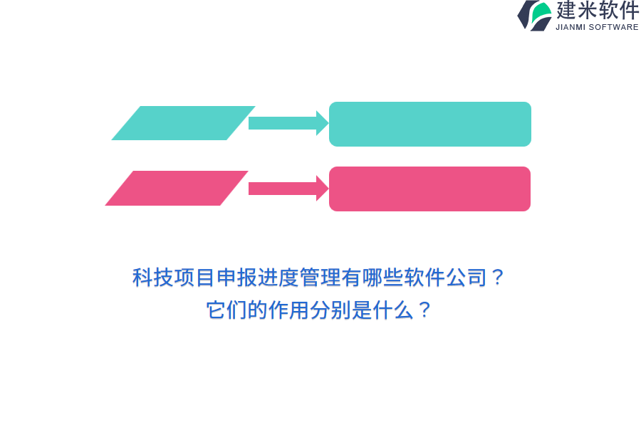 科技项目申报进度管理有哪些软件公司？它们的作用分别是什么？