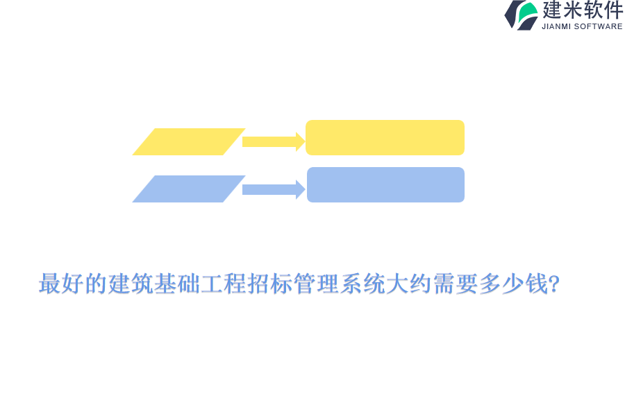 最好的建筑基础工程招标管理系统大约需要多少钱?
