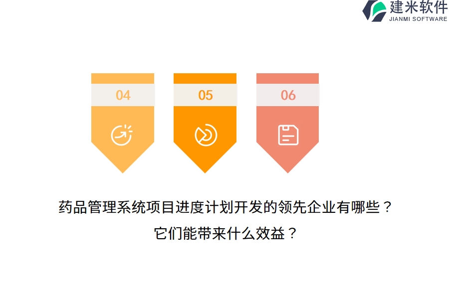 药品管理系统项目进度计划开发的领先企业有哪些？它们能带来什么效益？