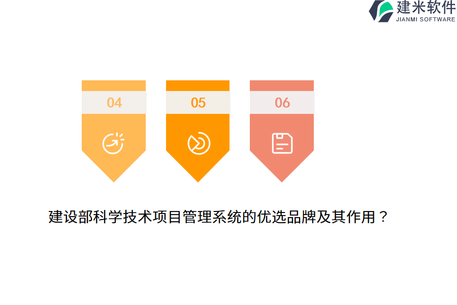 建设部科学技术项目管理系统的优选品牌及其作用？