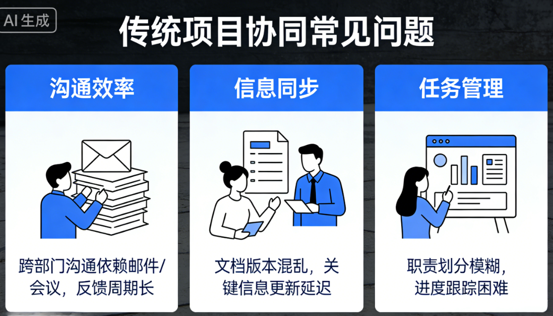 传统项目协同常见问题 传统项目协同常见问题