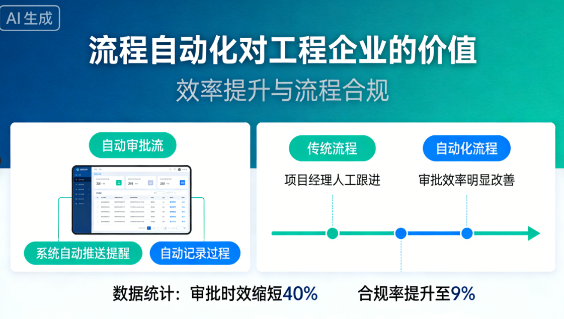 流程自动化对工程企业的价值 流程自动化对工程企业的价值