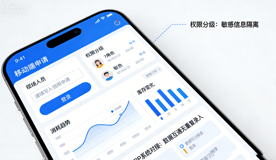 建米软件工程材料领用管理方案优势 建米软件工程材料领用管理方案优势