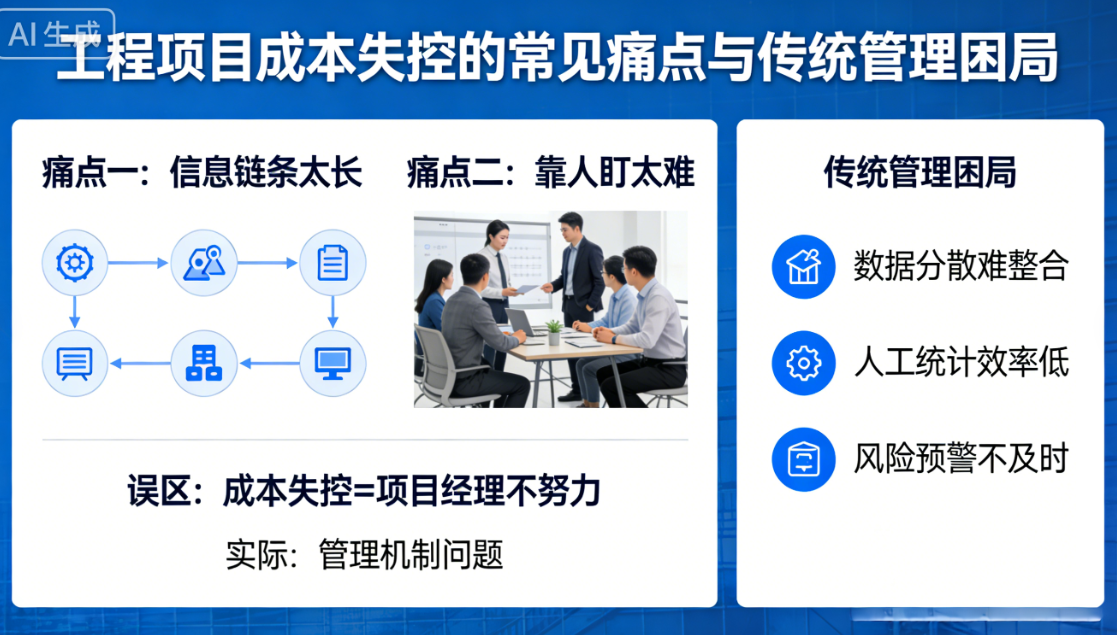 工程项目成本失控的常见痛点