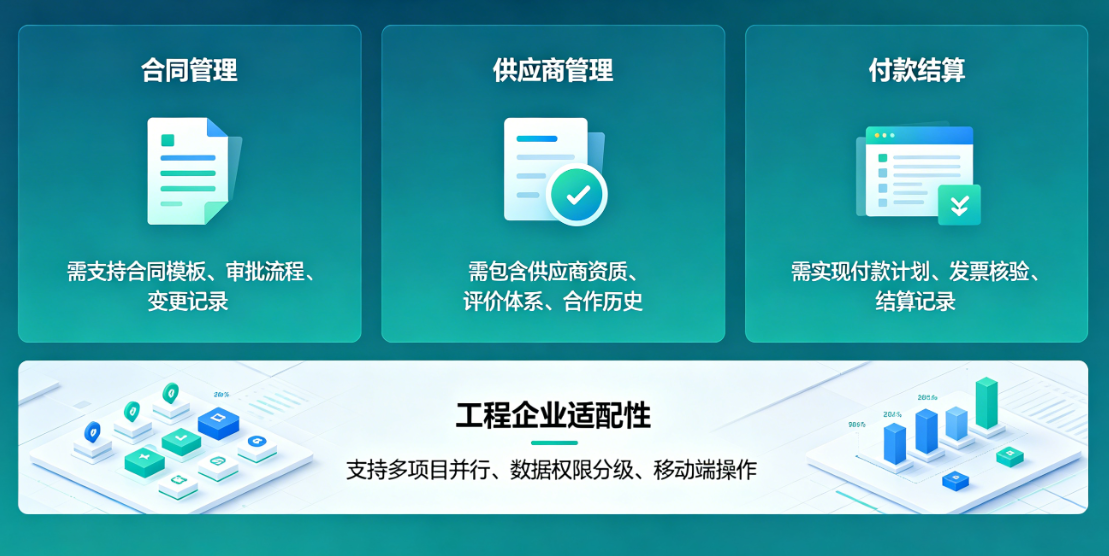 工程采购管理统计系统软件怎么选 工程采购管理统计系统软件怎么选