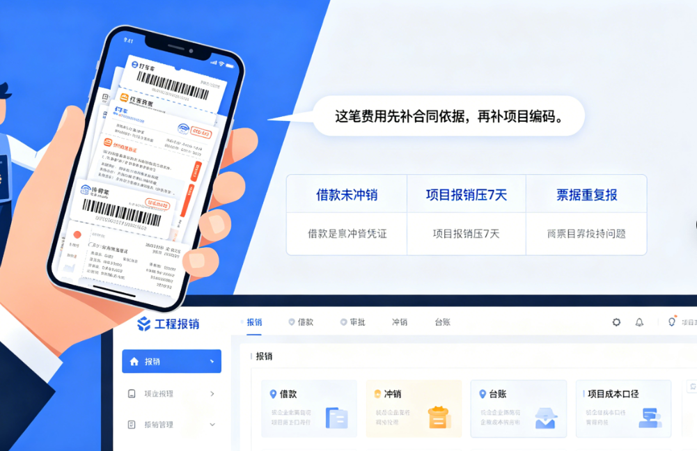 工程报销管理软件怎么选？先把报销流程跑顺