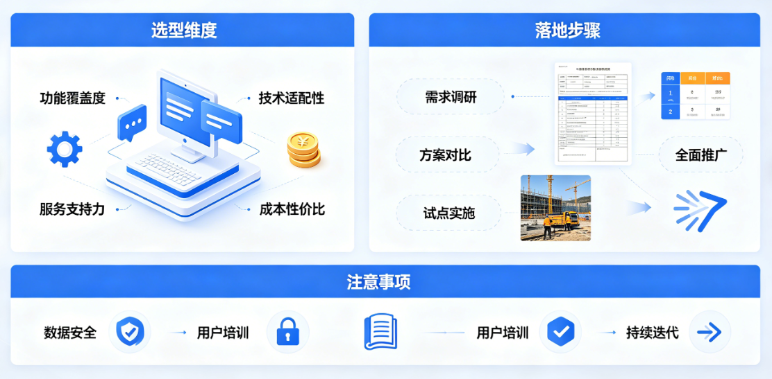 工程安全管理系统哪个好？施工企业选型与落地指南