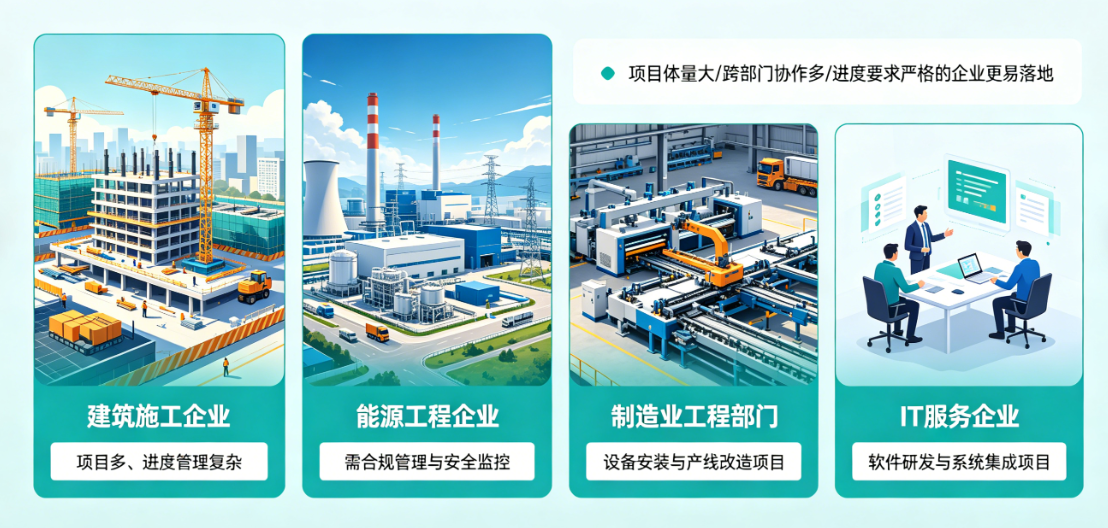 工程项目管理系统适合哪些企业