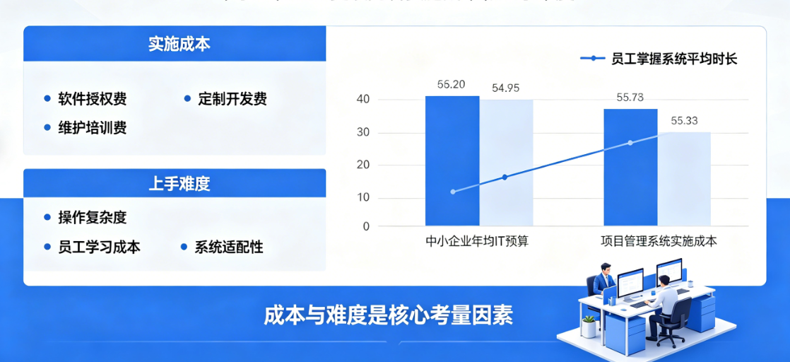 中小企业更该看工程项目管理系统上手难度，而不是模块数量