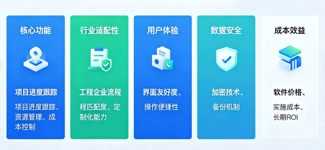 工程项目管理软件按适配场景对比