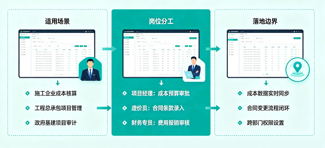 专业工程合同成本管理软件适用场景