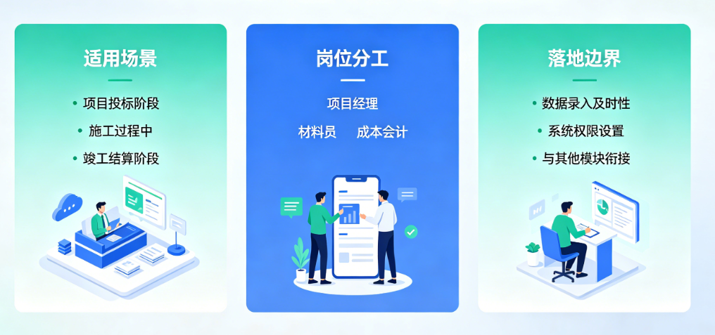 工程施工材料成本管理软件使用指南 工程施工材料成本管理软件使用指南