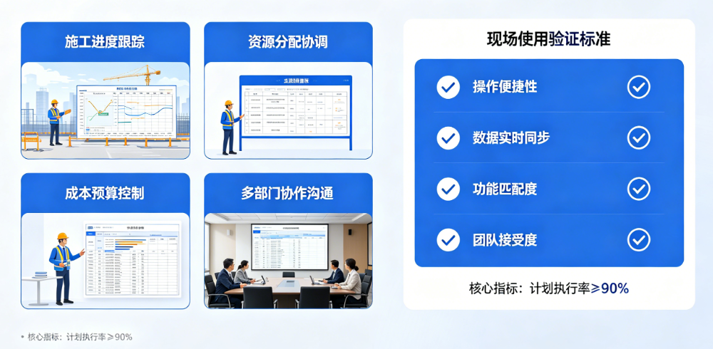 Office工程计划管理软件适用场景与现场使用验证 Office工程计划管理软件适用场景与现场使用验证