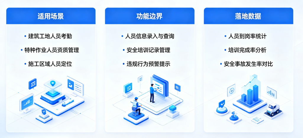 施工安全人员系统管理系统选购指南 施工安全人员系统管理系统选购指南