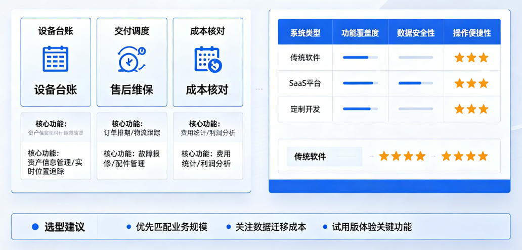 工程机械销售管理系统选购指南