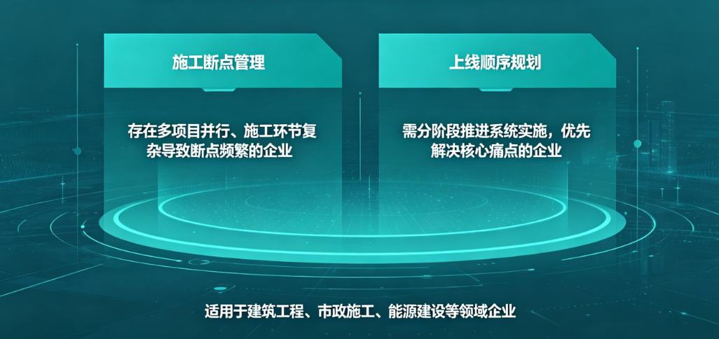 工程现场施工状态管理系统适用企业分析 工程现场施工状态管理系统适用企业分析