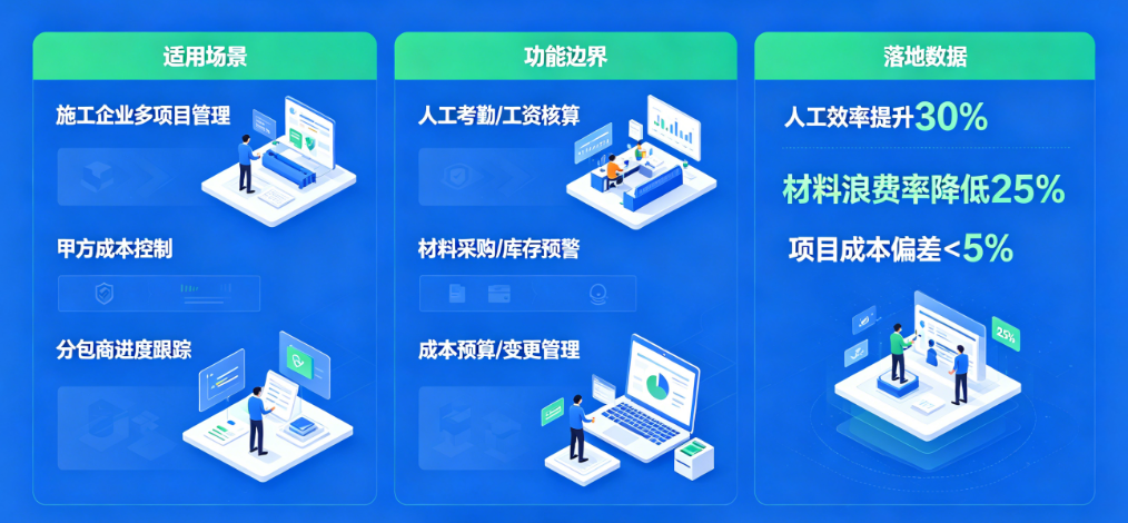 工程项目人工材料管理软件选型指南 工程项目人工材料管理软件选型指南